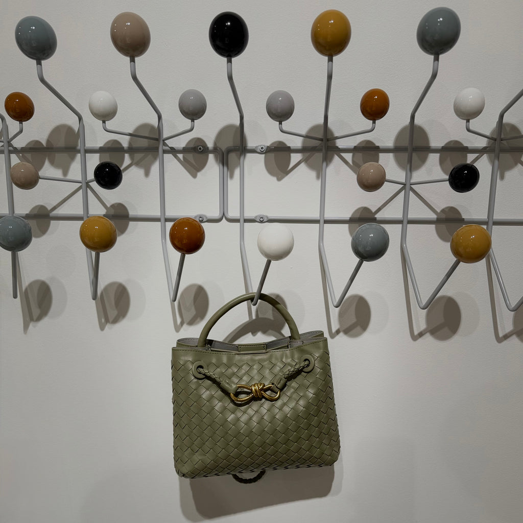 Sac tressé "Kaia" - Vert sauge