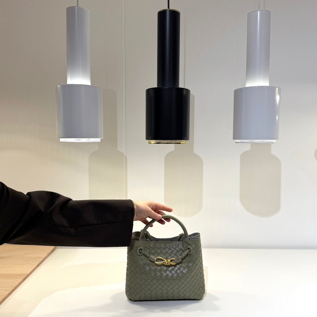 Sac tressé "Kaia" - Vert sauge